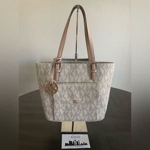 SOLD - Michael Kors Small Logo Tote